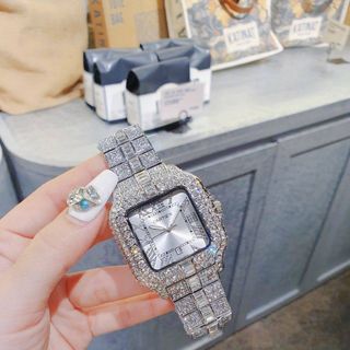 ĐỒNG HỒ NAM TRUNG CẤP CATI.ER VUÔNG FULL HỘT 1