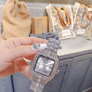 ĐỒNG HỒ NAM TRUNG CẤP CATI.ER VUÔNG FULL HỘT 1