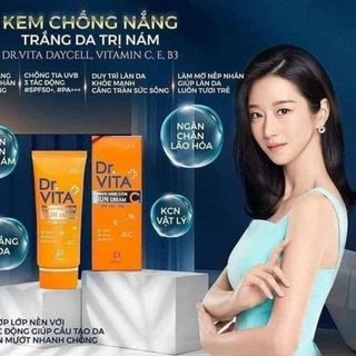 💥KEM CHỐNG NẮNG DR VITA HÀN QUỐC SPF 50 PA+++ AN TOÀN CHO DA NHẠY CẢM