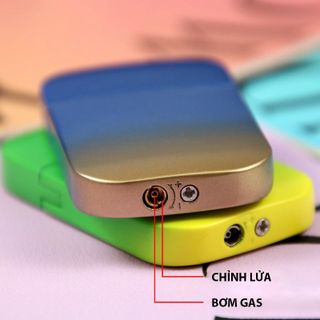 BẬT LỬA KHÈ JOBON SIÊU MỎNG MÀU CẦU VÒNG - (XÀI GAS)