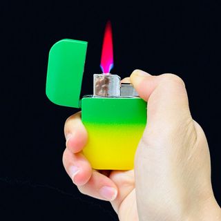 BẬT LỬA KHÈ JOBON SIÊU MỎNG MÀU CẦU VÒNG - (XÀI GAS)