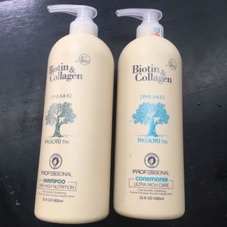 Bộ dầu gội Biotin trắng