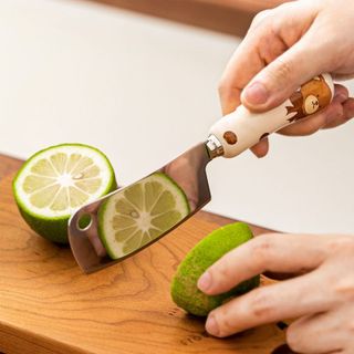 Dao mini lưỡi thép họa tiết