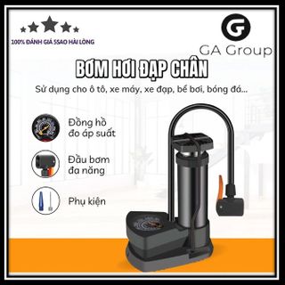 BƠM ĐẠP CHÂN XE ĐẠP - XE MÁY - Ô TÔ CÓ ĐỒNG HỒ