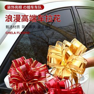 Nơ tú cầu đại trang trí xe hoa, xe cưới, các phần quà lớn xấp 10 cái