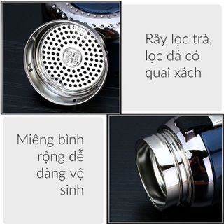 Bình giữ nhiệt dung tích 1000ml Inox 316