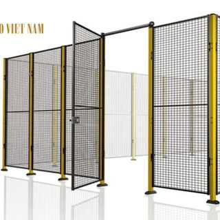 hàng rào chia kho,hàng rào lưới,vách lưới,hàng rào bảo vệ máy,hàng rào chia kho