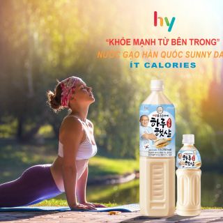 Nước gạo Hàn Quốc Sunny Day chai nhỏ 500ml- Khỏe mạnh cùng HLV Park Hang Seo