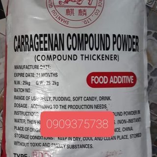 1KG Bột rau câu dẻo - Jelly BD09 / Carrageenan compound powder BD09 giá sỉ