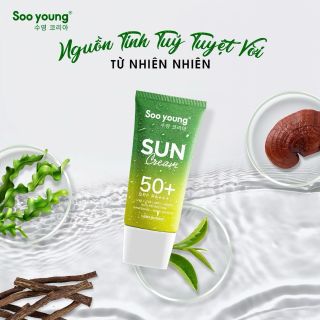 Kem Chống Nắng Lục Tảo Soo Young Chính Hãng - Chống Nắng Kiềm Dầu 50+ SPF