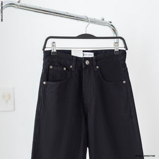 Mã Quần Jean Straight Đen JDSC746