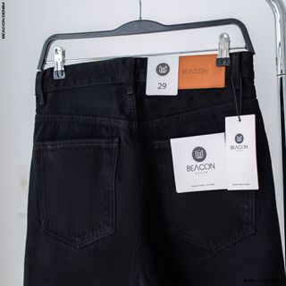 Mã Quần Jean Straight Đen JDSC746