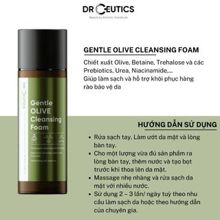 Sữa Rửa Mặt Làm Sạch Sâu Cho Mọi Loại Da Gentle Olive Cleansing Foam 150ml