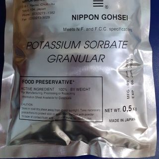 Potassium Sorbate-Bịch Nhật (Gói 500Gr)_Chất bảo quản dùng trong thực phẩm giá rẻ