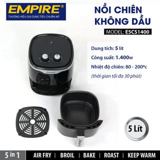 Nồi Chiên Không Dầu EMPIRE 5 LÍT