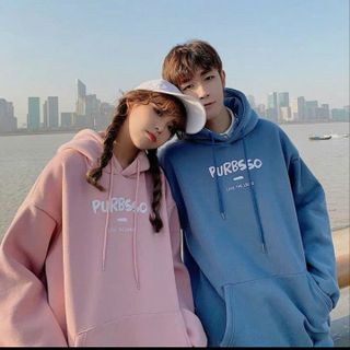 ÁO HOODIE NỈ NGOẠI NAM NỮ THÊU CHỮ PURBSSO CHỮ NỔI THỜI TRANG - HTM FASHION giá sỉ