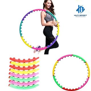 Vòng Lắc Eo, Vòng Lắc Hula Hoop Massage Size Lớn Cao Cấp Có Thể Tháo Lắp