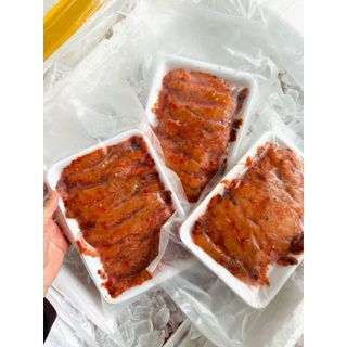 Tôm thẻ ướp tiêu đường 1 nắng gói 250gr (giao tphcm)
