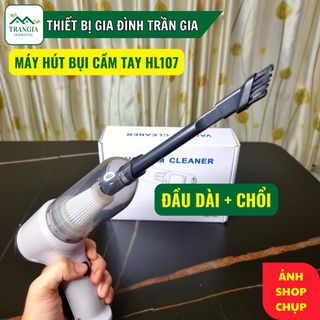 Máy Hút Bụi Mini Không Dây HL-107 Lực Hút 9000PA