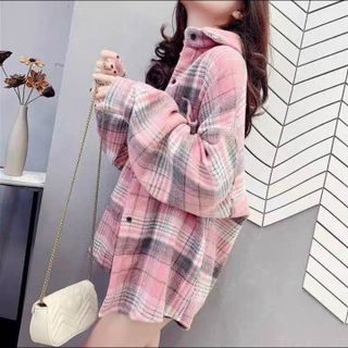 ÁO SƠ MI SỌC KARO NỮ VẢI KATE BỐ TAY DÀI CHẤT VẢI DÀY DẶN HOT TREND - HTM FASHION giá sỉ