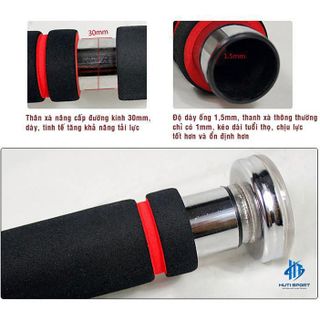 Xà Đơn, Thanh Xà Đơn Treo Tường Gắn Cửa Tập Gym Tập Tay Thể Dục Thể Thao Tại Nhà Tùy Chỉnh Độ Dài 60 - 150cm