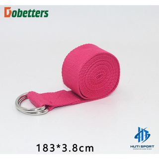 Dây Tập Yoga, Đai Cotton Dài 1,8m Bền Bỉ Hổ Trợ Tập Giãn Cơ Gym Yoga Tại Nhà Tiện Lợi