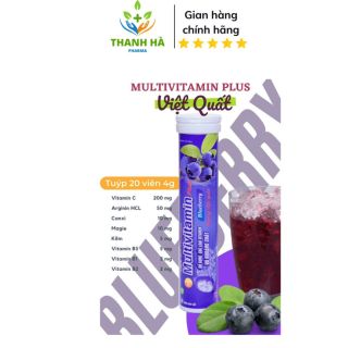 VIÊN SỦI PLUSSZS MULTIVITAMIN VIỆT QUẤT BỔ XUNG VITAMIN VÀ KHOÁNG CHẤT - ALPHA+