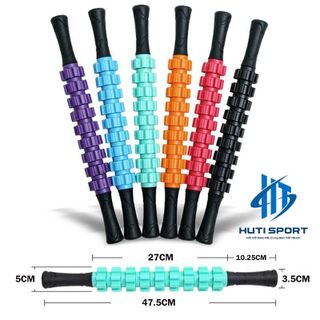 Con Lăn 9 Răng, Gậy Lăn Massager Roller Stick Dãn Cơ Mát Xa Thư Giãn Toàn Thân Đa Năng