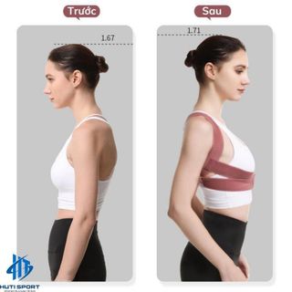 Đai Bảo Vệ Vòng Một Hỗ Trợ Khắc Phục Tránh Gù Lưng, Định Hình Nâng Đỡ Ngực, Tư Thế Đứng Khi Tập Thể Thao Gym Yoga ( Loại Cao Cấp )