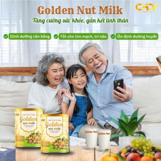 SỮA HẠT GOLDEN NUT MILK GIẢM CHOLESTEROL ,ĐƯỜNG HUYẾT,TỐT CHO TIM MẠCH TRÍ NÃO,TĂNG CƯỜNG ĐỀ KHÁNG - NANOFOD