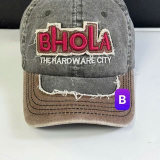 Mũ lưỡi trai có chữ bhola CQ