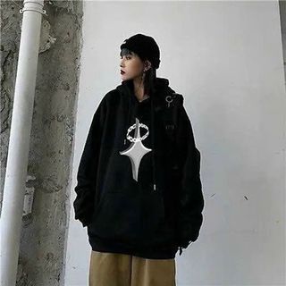 ÁO KHOÁC HOODIE NỈ NAM NỮ IN HÌNH TRƯỚC NGỰC CÁ TÍNH THỜI TRANG HOT TREND - HTM FASHION giá sỉ