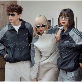 ÁO KHOÁC DÙ NAM NỮ 2 LỚP DODGER CỰC NGẦU PHỐI SỌC VIỀN SIÊU ĐẸP HOT TREND - HTM FASHION