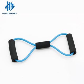 Dây Kéo Tập Gym, Dây Đàn Hồi Kháng Lực Tập Thể Lực Tập Tay Đa Năng Vòng Số 8 Dành Cho Nam Nữ Dụng Cụ Thể Thao Tập Gym Dây Kháng Lực Tập Chân