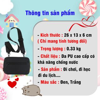 Túi Đeo Chéo Dáng Hộp Chất Liệu Da PU Cao Cấp Đi Học, Đi Chơi Thời Trang Hàn Quốc Sang Trọng Arhi Shop