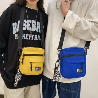 Túi Đeo Chéo Unisex Vải Canvas Thời Trang Hàn Quốc Đi Học Đi Chơi TP Smart