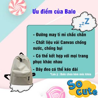 Balo Thời Trang Túi Đeo Fashion Đi Học Đi Chơi Du Lịch Chống Nước Hàn Quốc