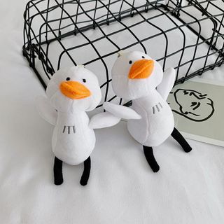 Móc Khóa Vịt Nhồi Bông Treo Balo Túi Xách Siêu Cute Arhi Shop