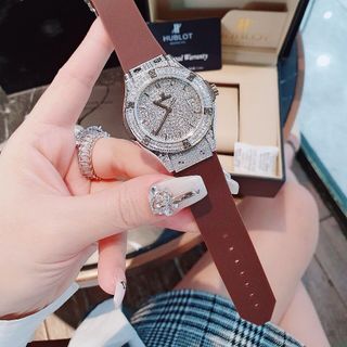 ĐỒNG HỒ NỮ CAO CẤP HUB.LLOT MẶT FULL ĐÁ