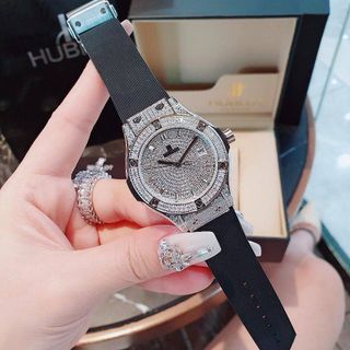 ĐỒNG HỒ NỮ CAO CẤP HUB.LLOT MẶT FULL ĐÁ