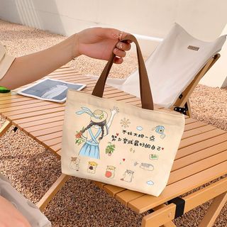 Túi Tote Vải Canvas Túi Cầm Tay Nhỏ Gọn Cute Dành Cho Sinh Viên Nhân Viên Văn Phòng TP Smart