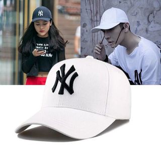 Mũ Lưỡi Trai Nam Nữ Nón Thêu Logo NY Thể Thao Vải Kaki Mền Mịn Thoáng Mát Thấm Hút Mồ Hôi