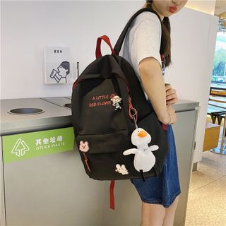 Balo Nam Nữ Unisex Đi Học Đi Chơi Chất Liệu Vải Canvas Chống Nước Phong Cách Hàn Quốc TP Smart