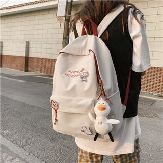Balo Nam Nữ Unisex Đi Học Đi Chơi Chất Liệu Vải Canvas Chống Nước Phong Cách Hàn Quốc TP Smart