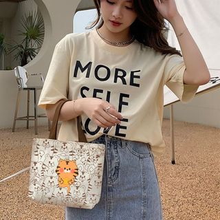 Túi Tote Vải Canvas, Túi Xách Đeo Tay Sinh Viên Nhân Viên Văn Phòng Nhỏ Gọn Đi Làm Đi Chơi Siêu Cute Arhi Shop