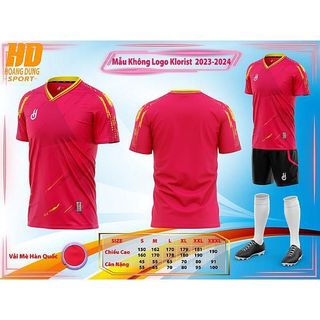 Quần Áo Bóng Đá Đồ Đá Banh HD Klorist Thun Mè Cao Cấp, Không Nhăn, Không Xù Lông