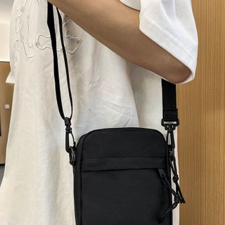 Túi Đeo Chéo Mini Kích Thước Nhỏ Gọn Nhiều Ngăn Chất Liệu Vải Canvas Chống Nước Phong Cách Thời Trang Hàn Quốc Arhi Shop