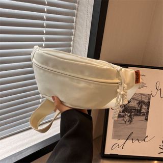 Túi Đeo Chéo Unisex Dáng Bao Tử Chất Liệu Vải Canvas Chống Nước Thời Trang TP SMART