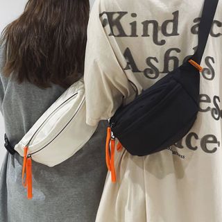 Túi Đeo Chéo Unisex Dáng Bao Tử Chất Liệu Vải Canvas Chống Nước Thời Trang TP SMART