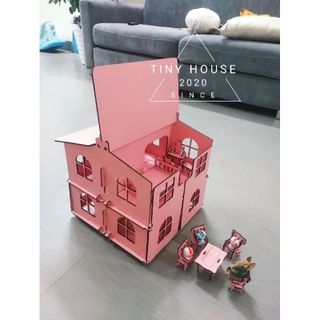 Nhà búp bê bằng gỗ tự lắp ráp MADE IN VIETNAM